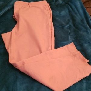 Light pink pixie cut pants